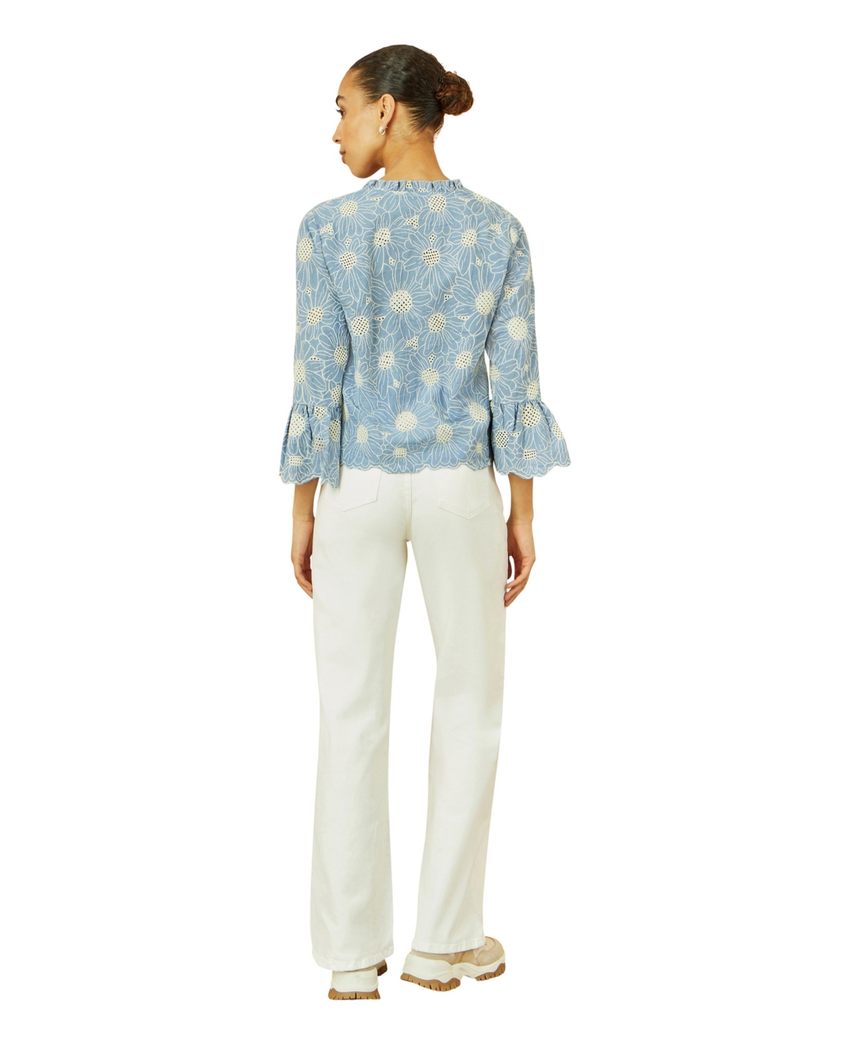 Yumi Women's Daisy Broderie Shirt