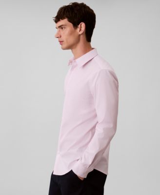 Men's Stretch Striped Slim Button-Down Shirt