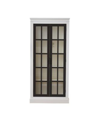 71.2" Freestanding Storage Cabinet with Glass Door