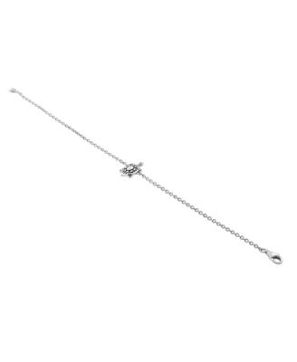 Sterling Silver Turtle Anklet
