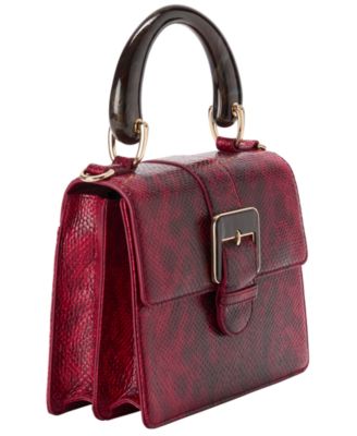 Hallie Medium Leather Satchel Bag
