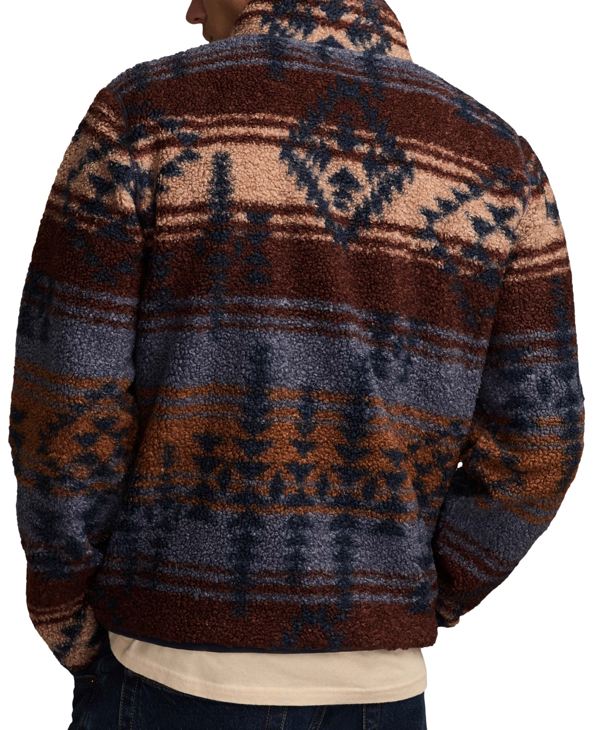 Lucky Brand Men's Quarter-Zip Long-Sleeve Sweatshirt