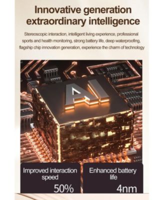 Women's 1.75" Smart Watch with Bluetooth Calling and Health Monitoring