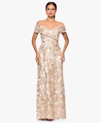 Betsy & Adam - Women's Off-The-Shoulder Dress