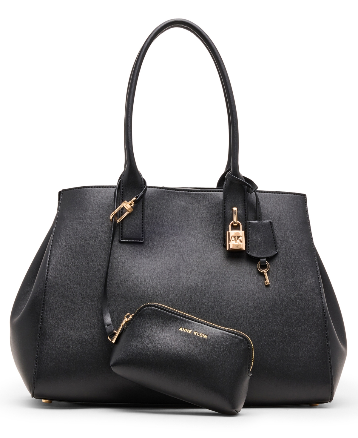 Anne Klein 3 Piece Work Tote Bag Gift Set In Black