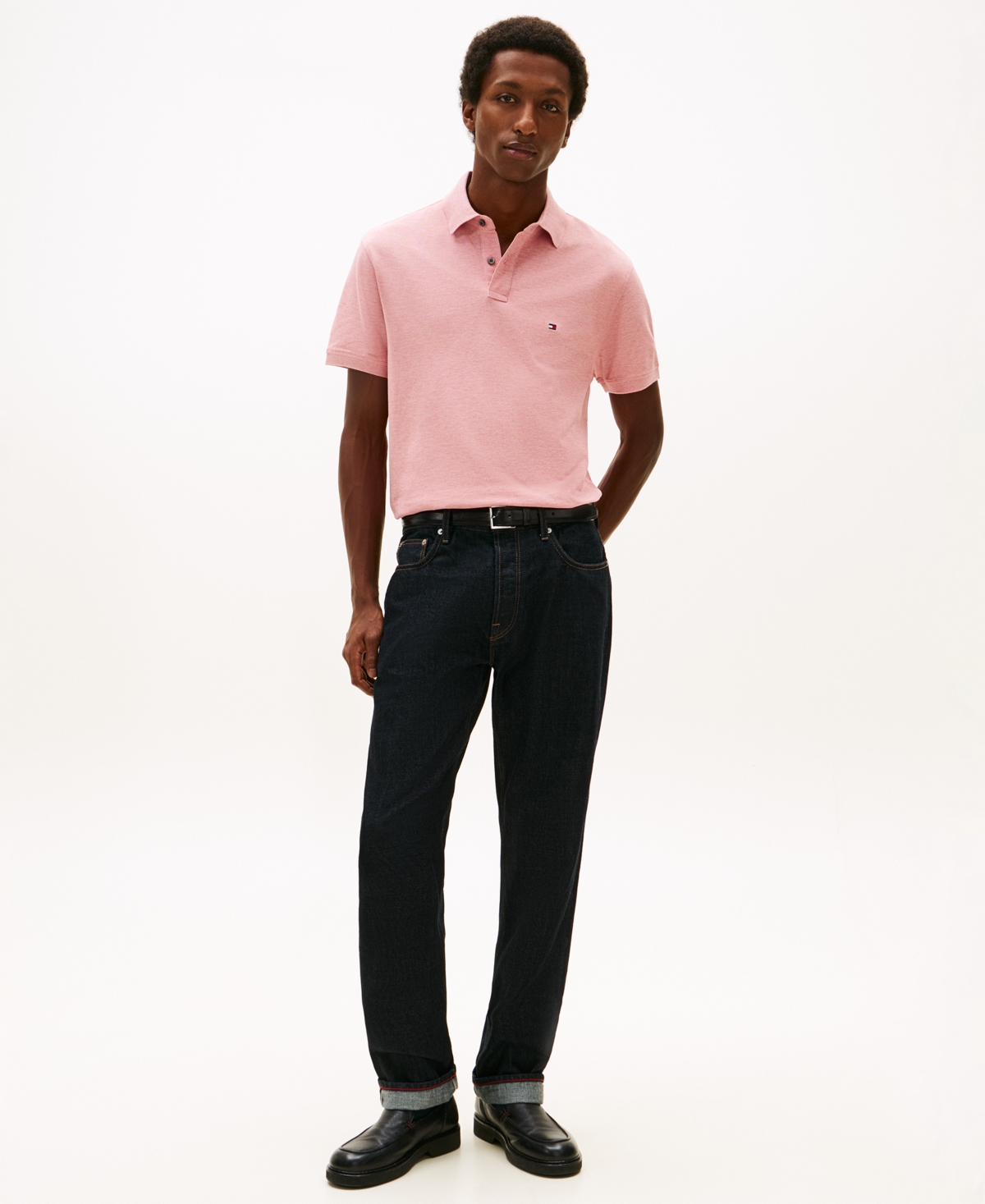 Tommy Hilfiger Men's Cotton Classic Fit 1985 Polo In Pink
