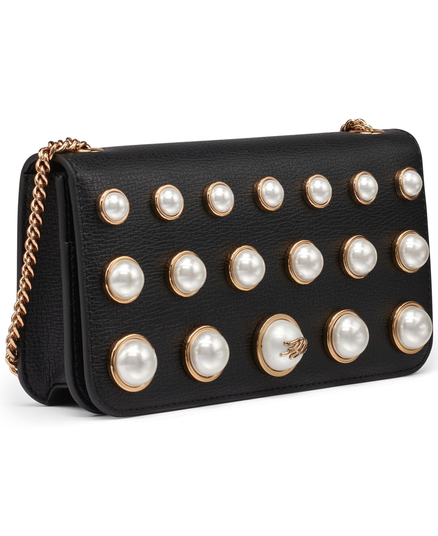 Женская сумка KARL LAGERFELD PARIS Kosette Mini Shoulder, цвет: Чёрный / Золотой — фото 3