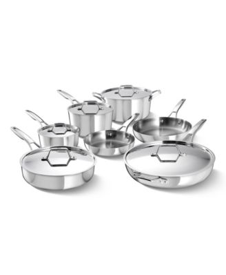 Calphalon - Premier Stainless Steel 12-Piece Cookware Set