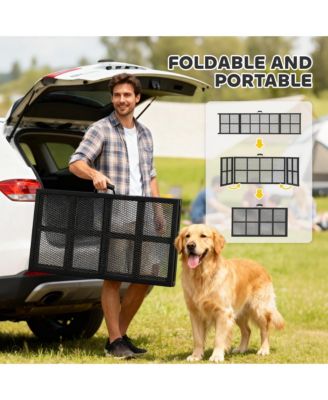 Dog Car Ramp, 75" x 20" Large Folding Portable Pet Ramp