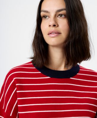 Women's Marley Knit Long-Sleeve Striped Sweater