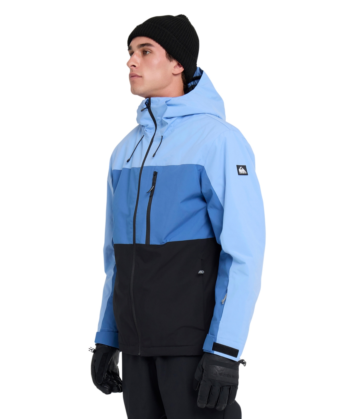 Quiksilver Sycamore Waterproof Snow Jacket In Blue