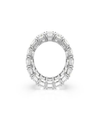 White Rhodium Plated Matrix Vittore Ring