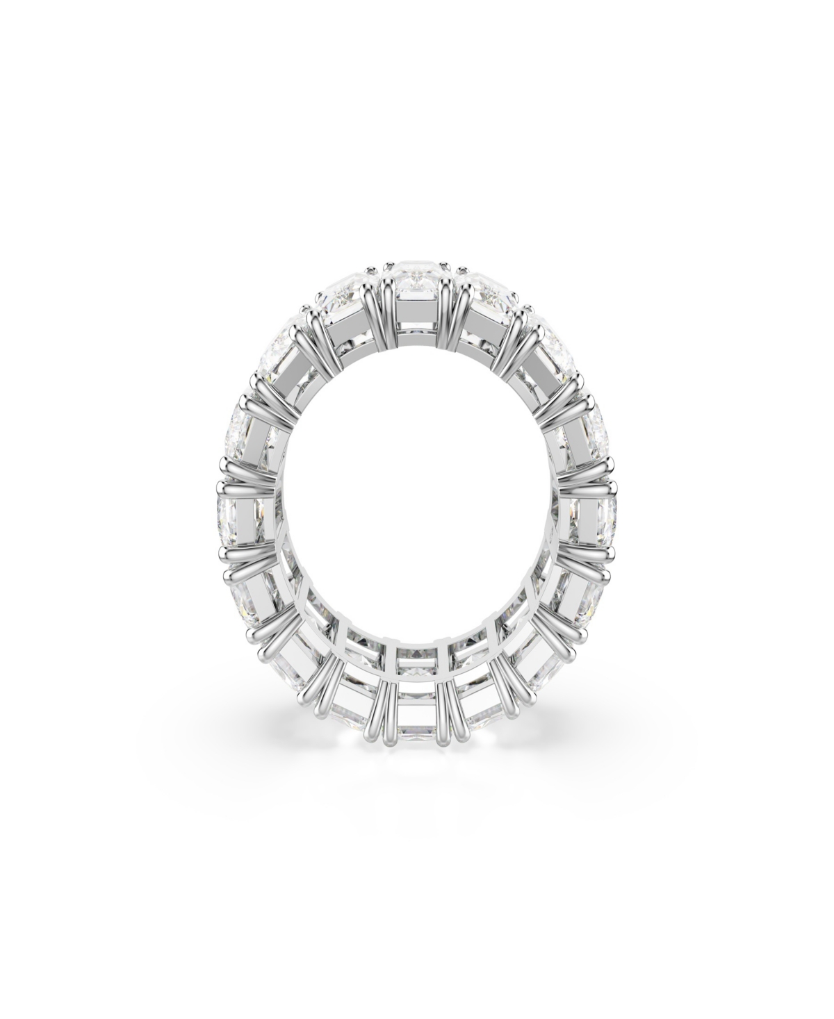 Swarovski White Rhodium Plated Matrix Vittore Ring