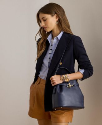 Small Leather Blaike Bucket Bag