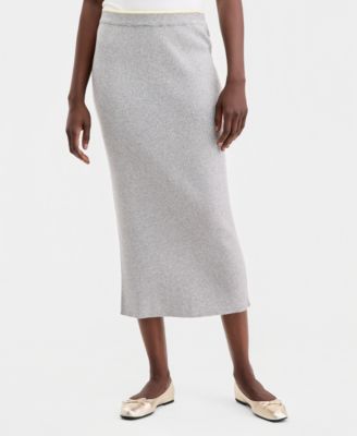 Women's Sweater Ribbed Pencil Skirt, Macy's Exclusive