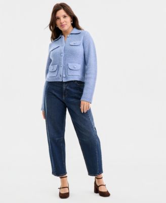 Women's Collared Sweater Jacket, Macy's Exclusive