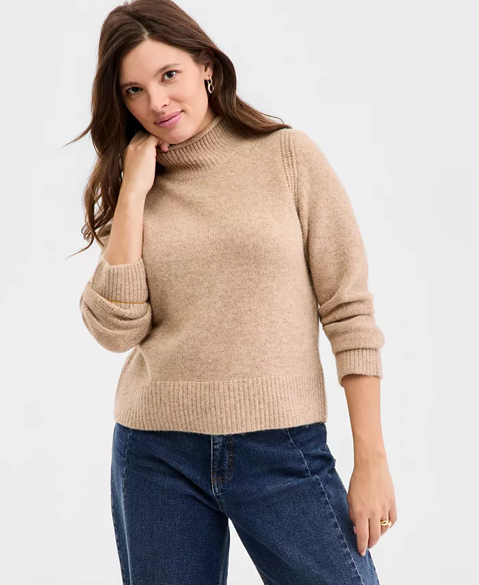 Women's Roll Mock-Neck Sweater