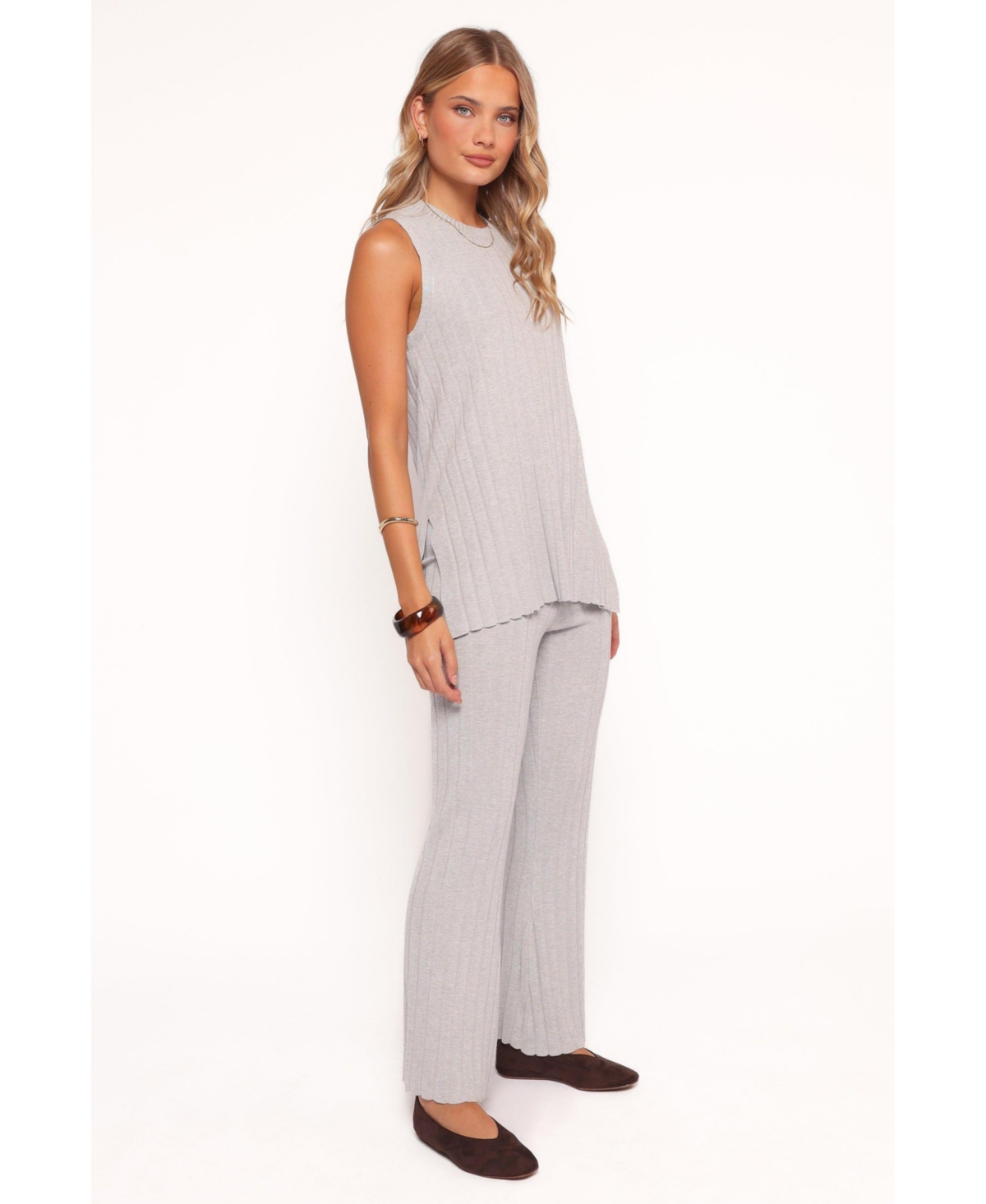 Petal and Pup Women's Silvie Grey Knitted Set