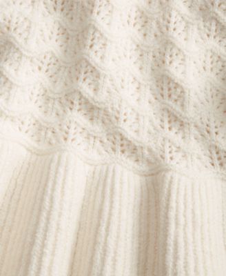 Women's Ruffle-Hem Sweater Top, Macy's Exclusive