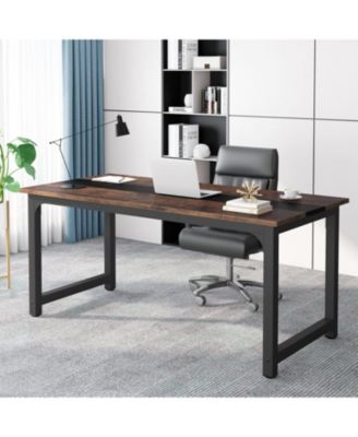 Large Executive Desk with Thicken Frame,70.8”Office Computer Desk,Modern Simple Workstation Business Furniture