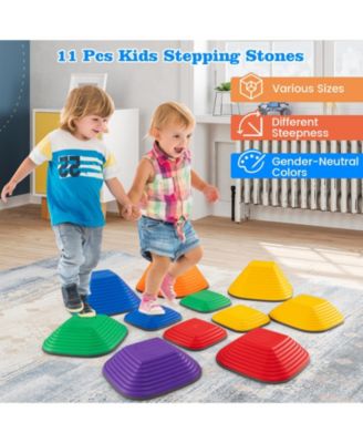 / 11 Pcs set, non-slip design / Kids Stepping Stone Set
