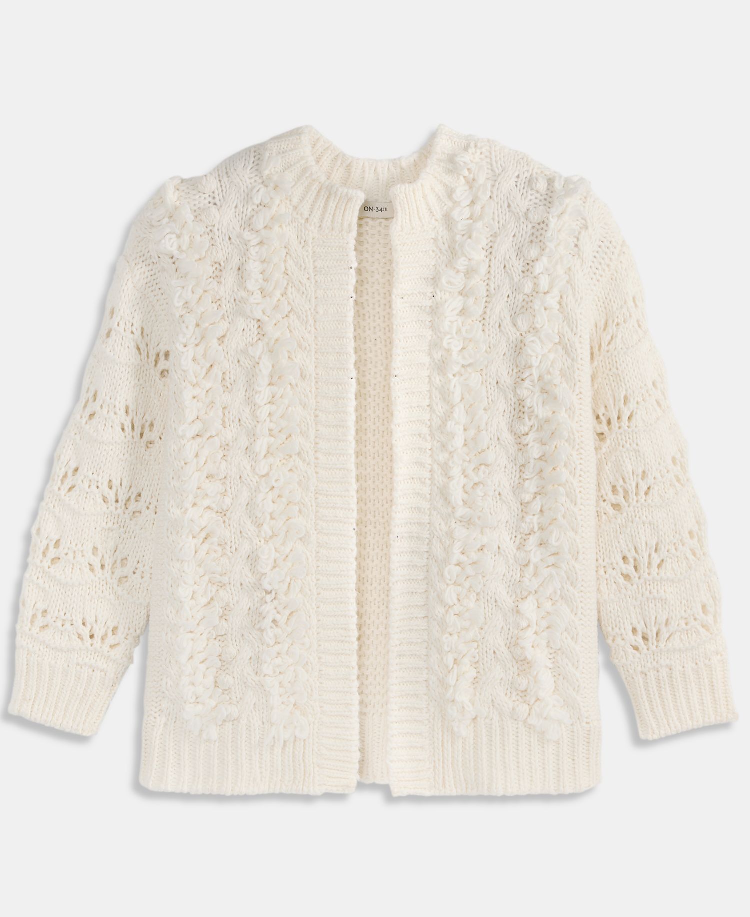 Women's Chunky Loop Cardigan Sweater
