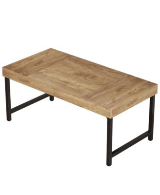 55" Industrial Executive Desk, Rustic Simple Computer Laptop Desk, Study Writing Table Business Workstation