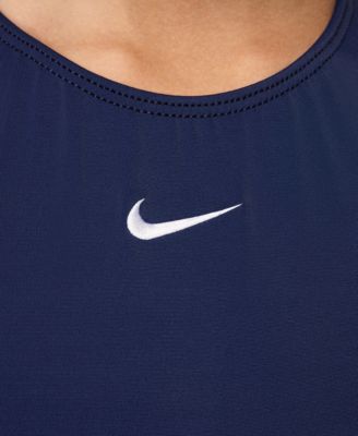 Nike Girls 7-16 Gymnastics Navy Strappy Performance Leotard