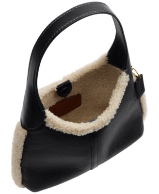 Brooklyn Medium Shearling Shoulder Bag 28