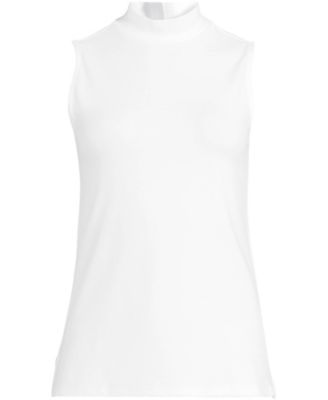 Women's Sleeveless Polished Essentials Mock Neck Top