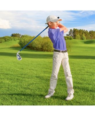 Outdoor Recreation & Sports Gear  Junior #7 Iron for Kids with Fiberglass Shaft and Headcover-Blue