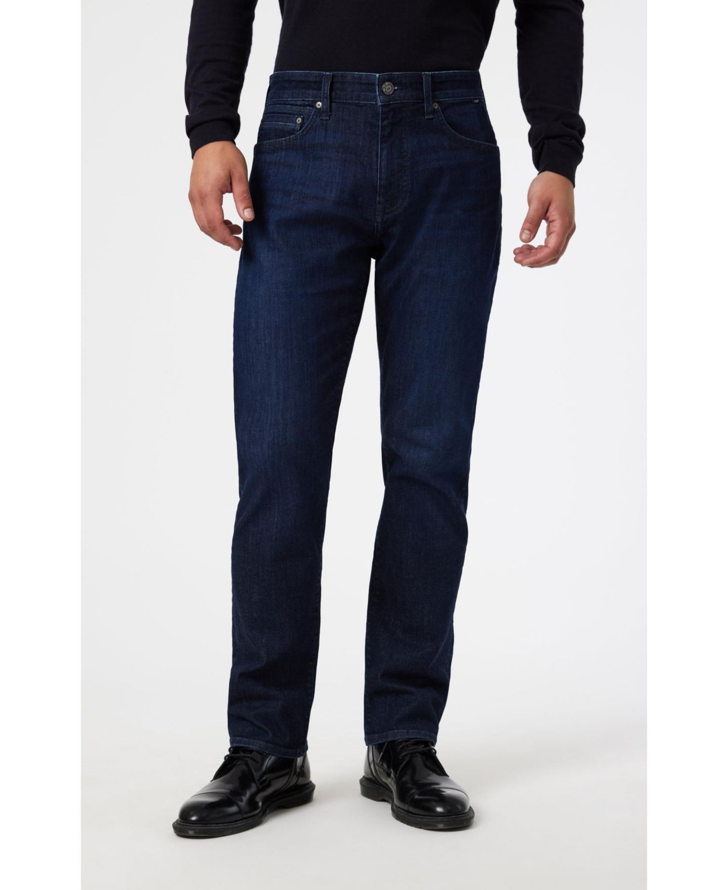 Мужские джинсы Mavi Jeans Mavi Zach Straight Leg In Rinse Austin, цвет: Тёмный синий — фото 1