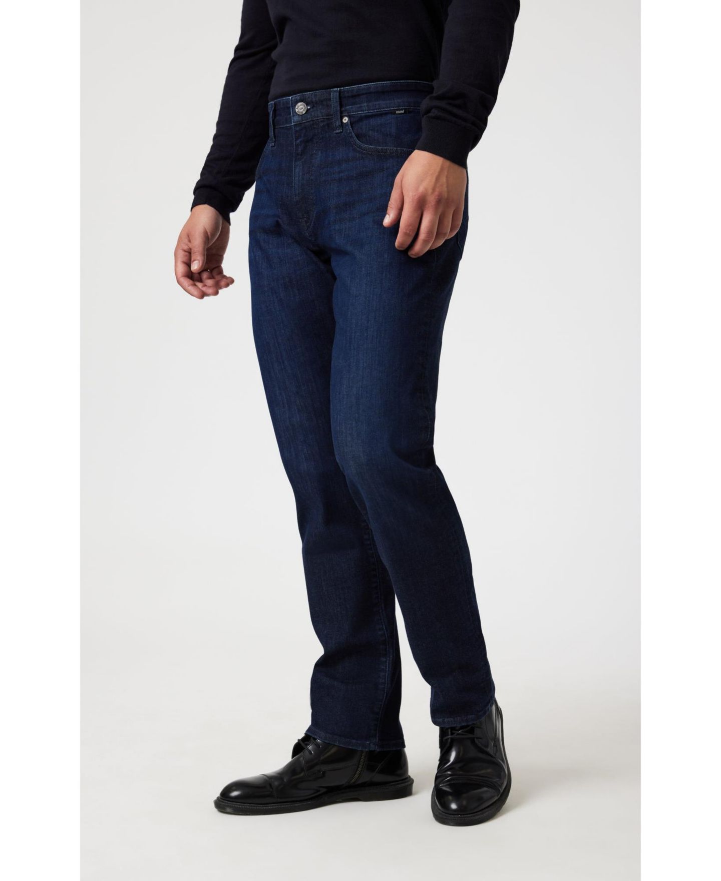 Мужские джинсы Mavi Jeans Mavi Zach Straight Leg In Rinse Austin, цвет: Тёмный синий — фото 2