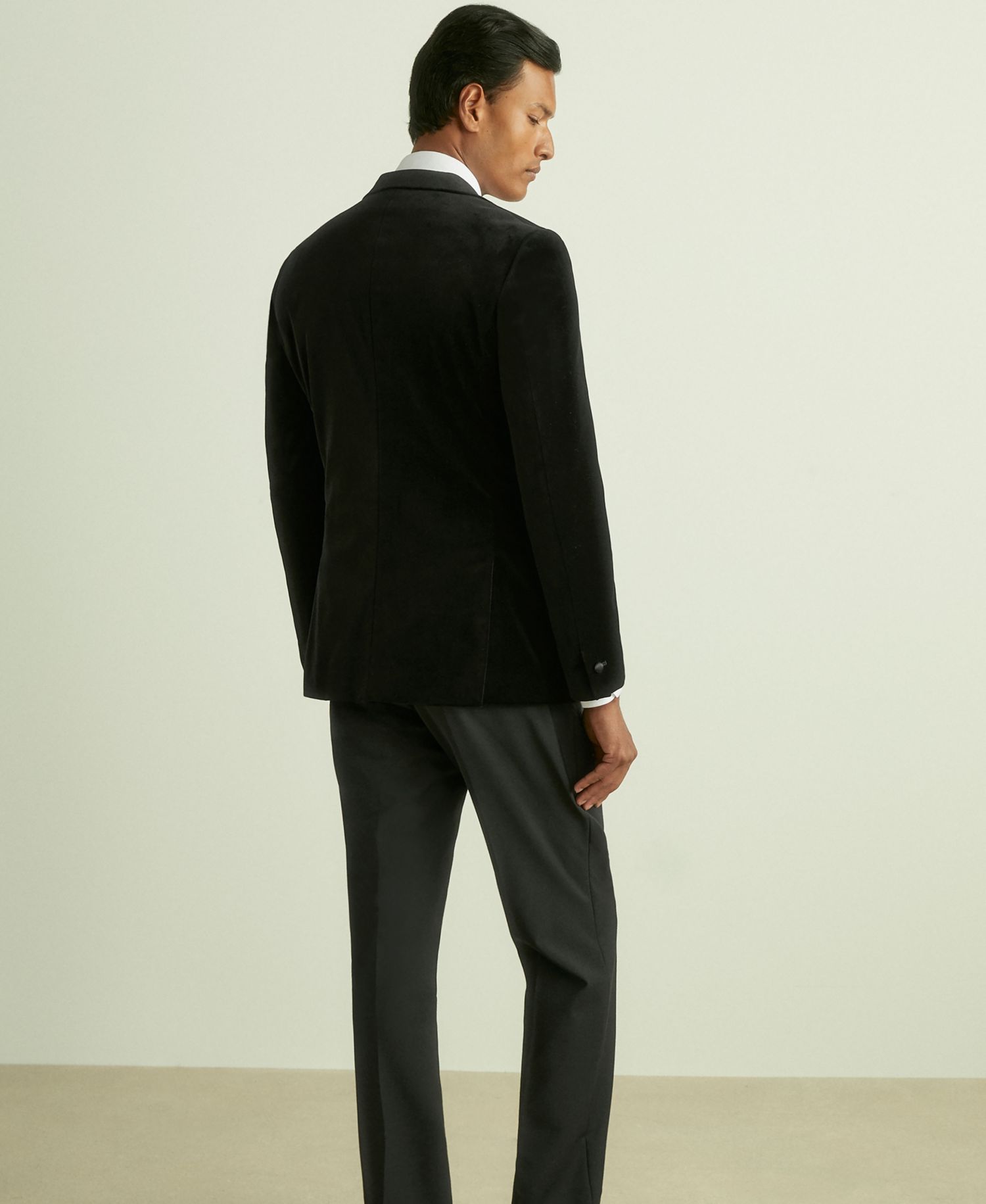 Men's Ace Tailored-Fit Single-Breasted Velvet Blazer