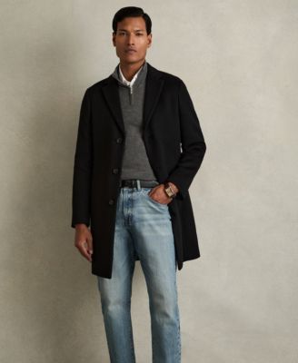 Men's Merino Wool Half-Zip Funnel Neck Sweater