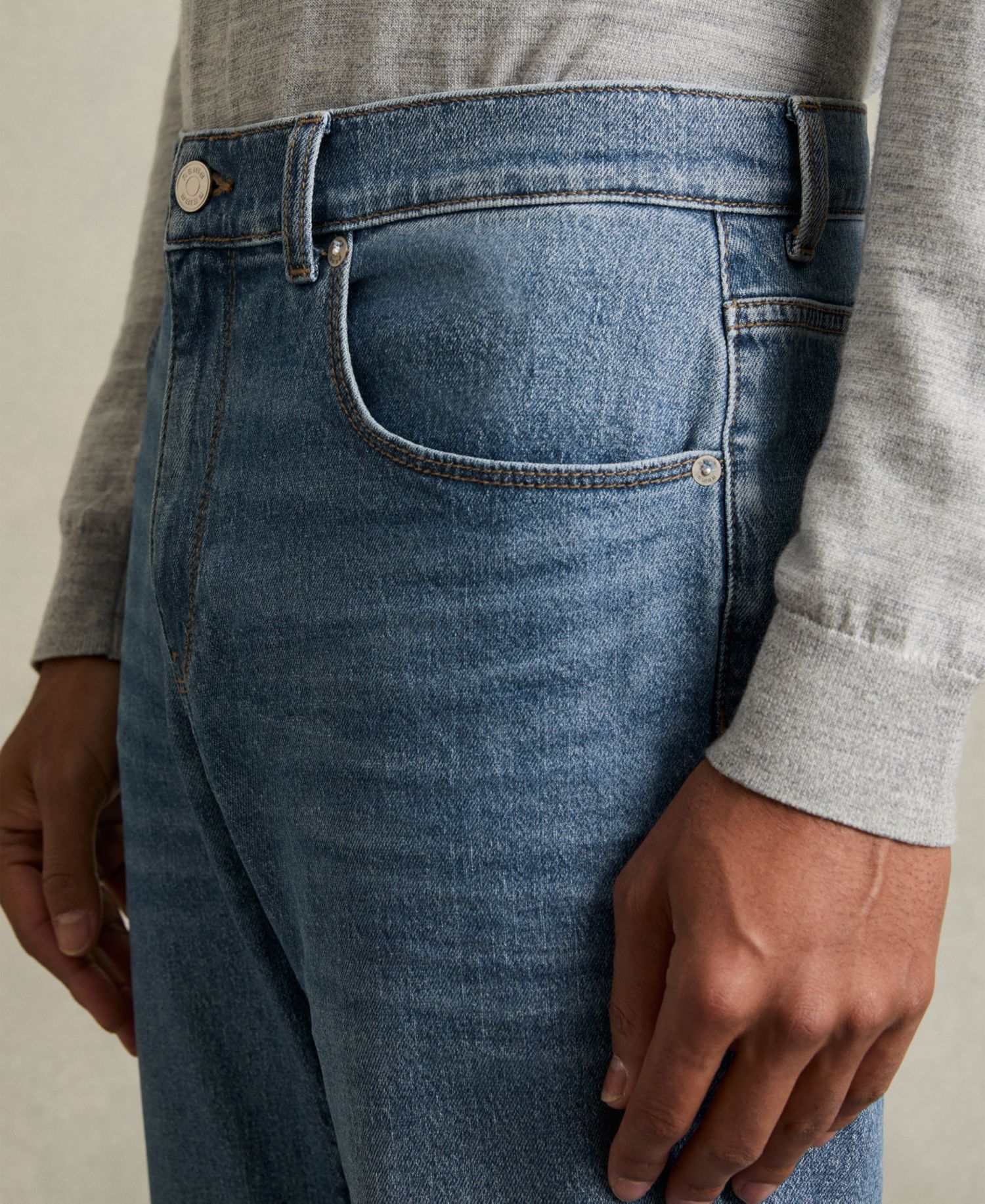 Men's Bishopsgate Straight-Leg Jeans