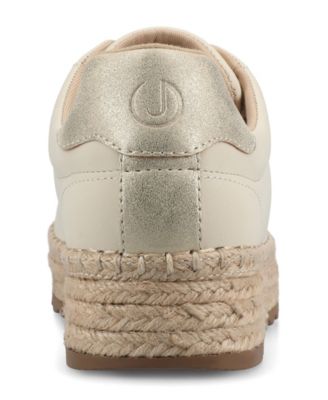 Women's Cosima Esapdrille Round Toe Lace Up Sneakers