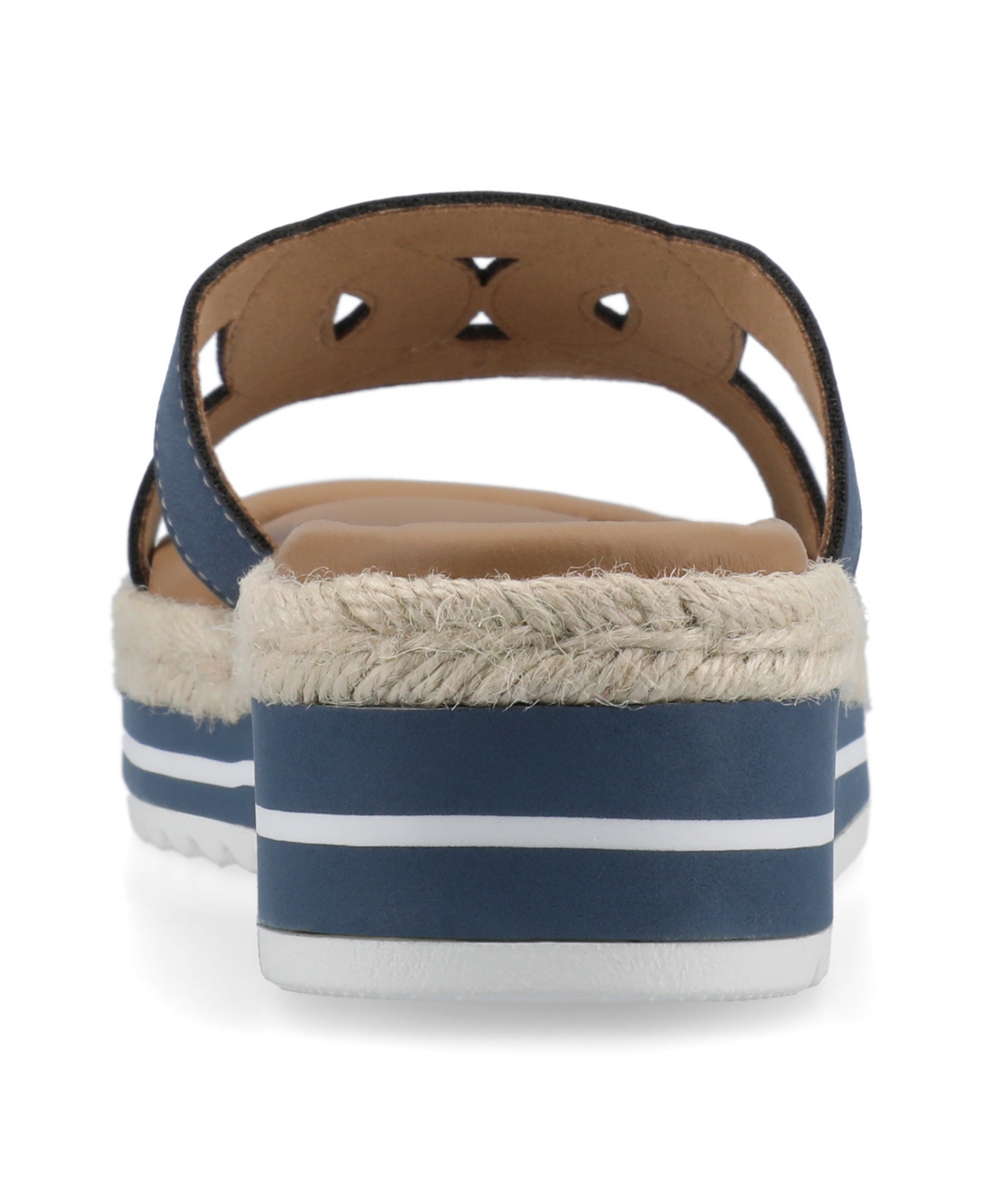 Journee Collection Women's Rosalinda Slip On Open Toe Espadrille Sandals