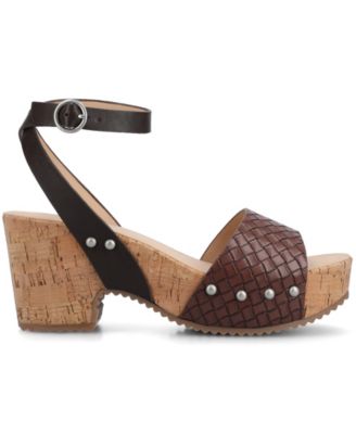 Women's Vanessa Open Toe Platform Clog Heels