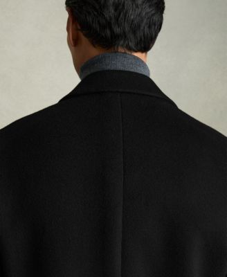 Men's Wool-Blend Single-Breasted Overcoat