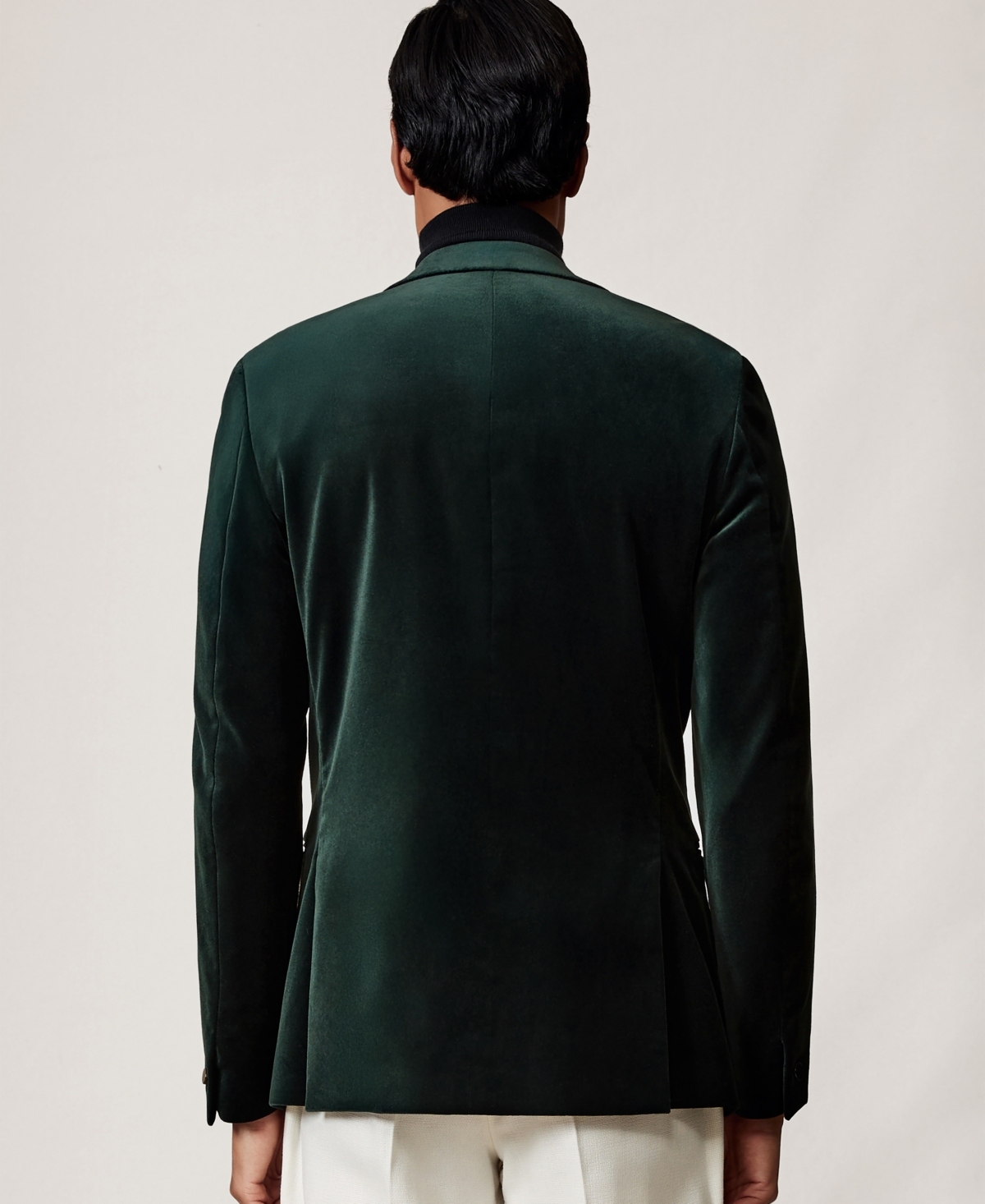 Reiss Apsara Peak Lapel Velvet Blazer In Multi