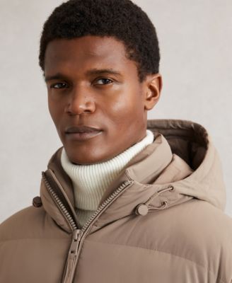 Men's Quilted Zip-Through Puffer Jacket