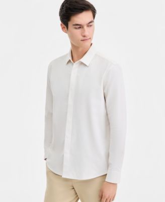 Men's Long-Sleeve Cotton Needle Corduroy Shirt, Macy's Exclusive