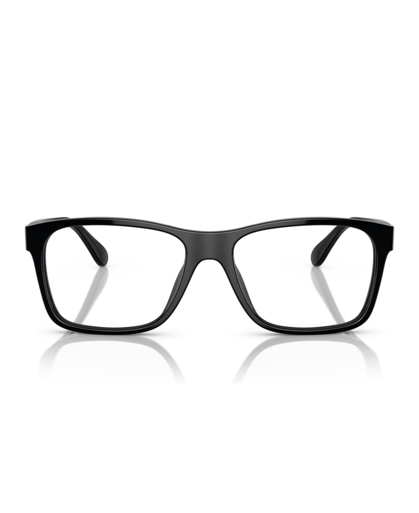 Мужские очки Ralph Lauren Man Rectangle Plastic RL6240U Eyeglasses, цвет: Чёрный — фото 6
