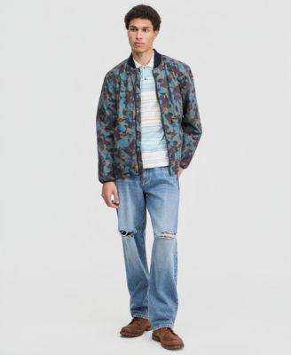 Men's Printed Quilted Bomber Jacket, Macy's Exclusive