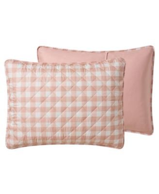 Gingham Microfiber 2-Pc. Quilt Set, Twin