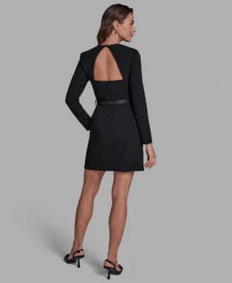 Women's Square Neck Corset A-Line Dress