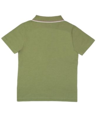 Boys Classic Back to School Collared Polo T Shirt & Embroidered Logo