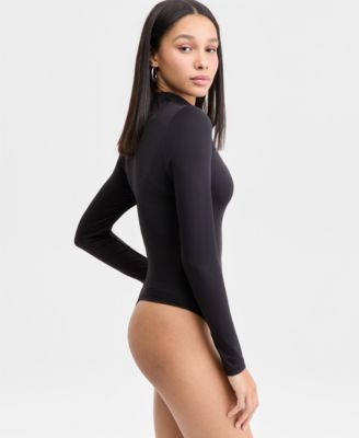 Women's Cutout Long-Sleeve Bodysuit, Macy's Exclusive 