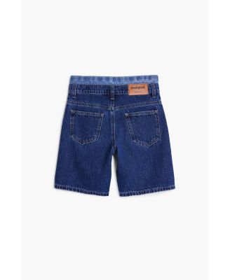 Boys Boys's Embroidered denim Bermuda shorts